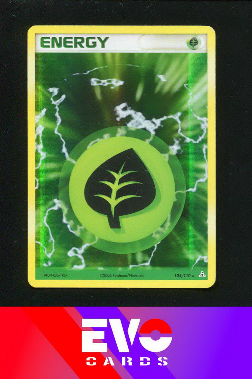 Grass Energy 105//110 - ex Holon Phantoms - Reverse holo - Near Mint