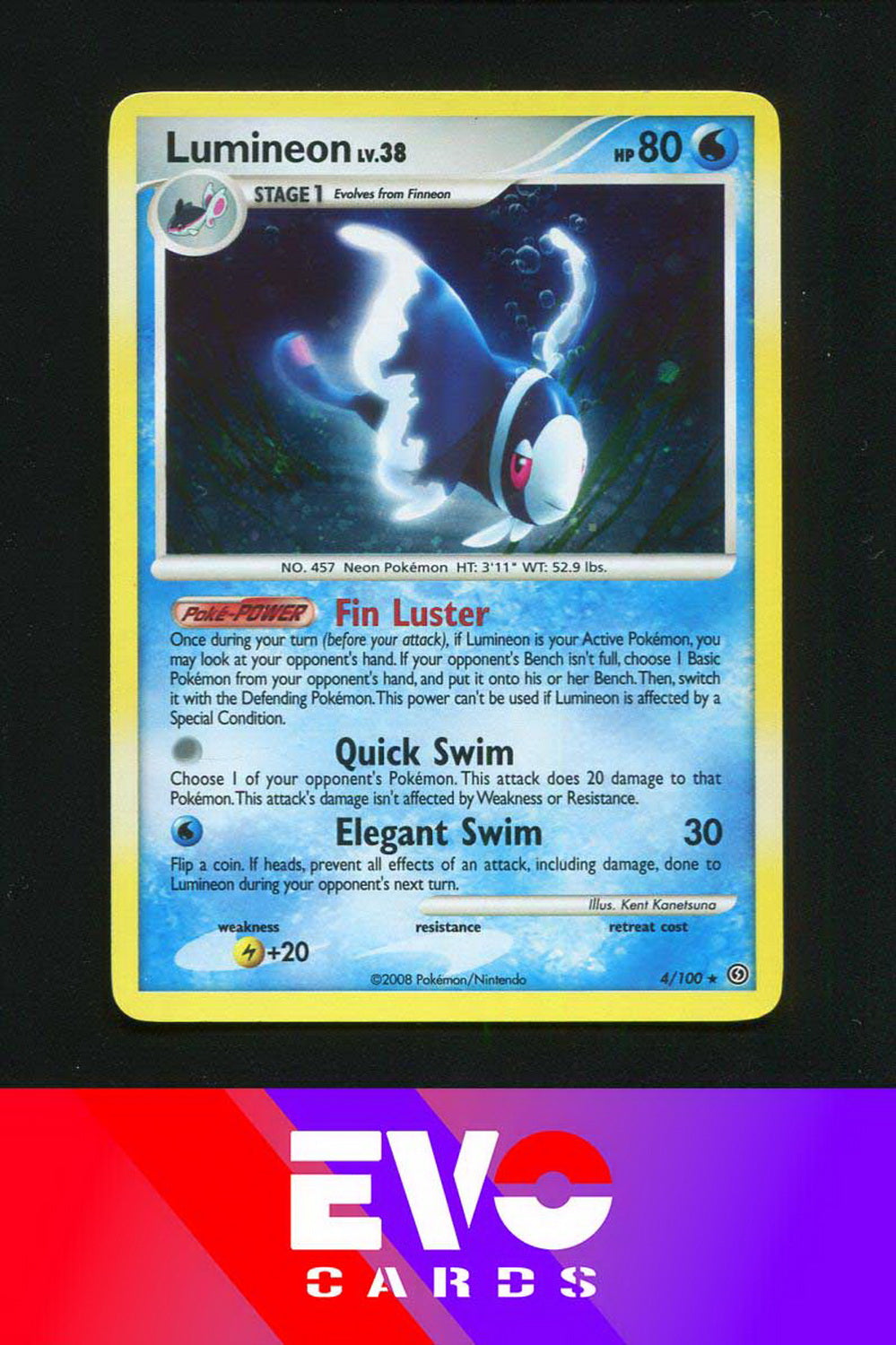 Lumineon 4/100 - Stormfront - Holo - Excellent