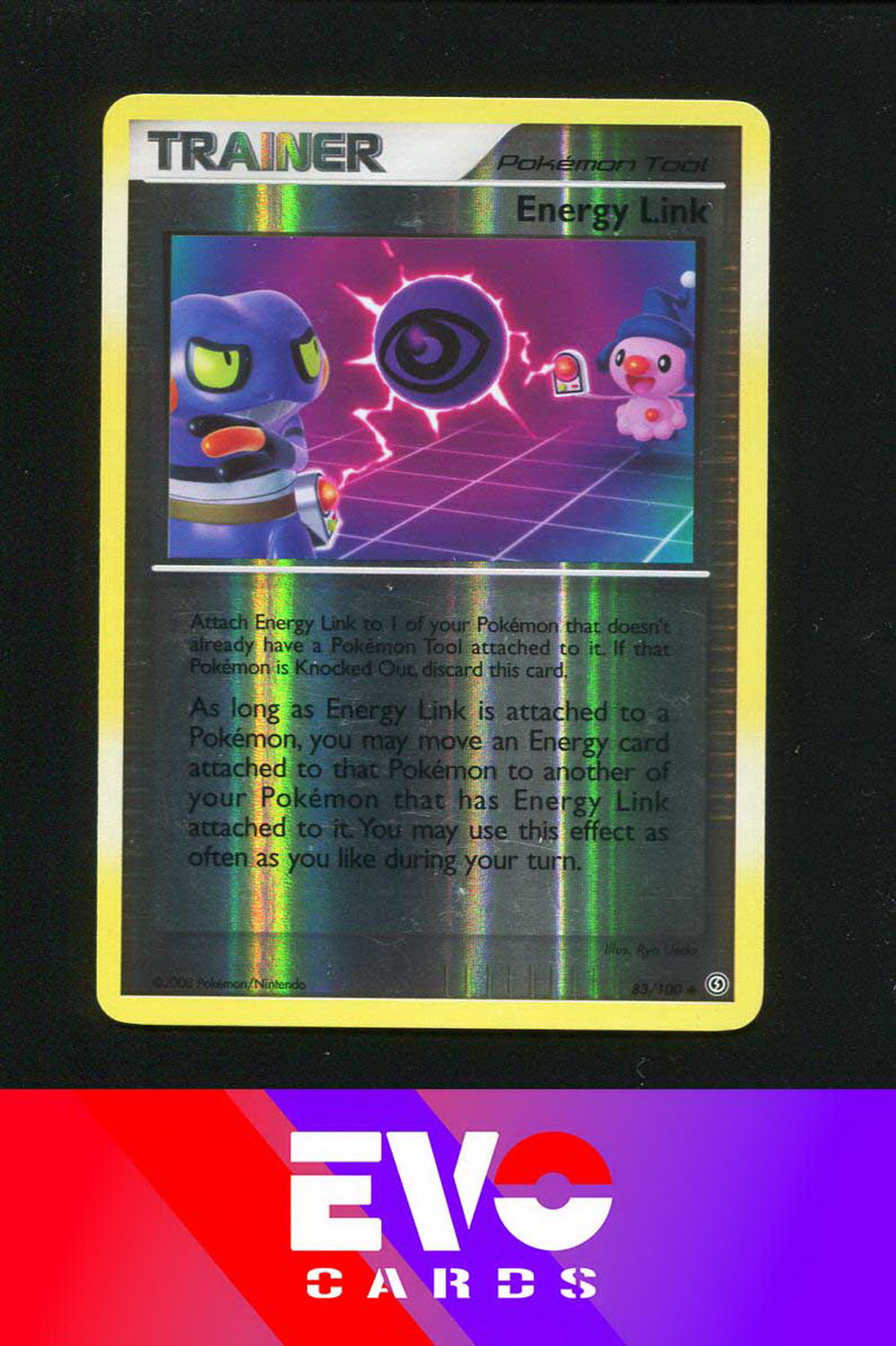 Energy Link 83/100 - Stormfront - Reverse Holo - Excellent