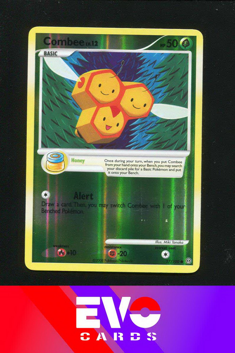 Combee 57/100 - Stormfront - Reverse Holo - Excellent Combee 57/100 - Stormfront - Reverse Holo - Excellent