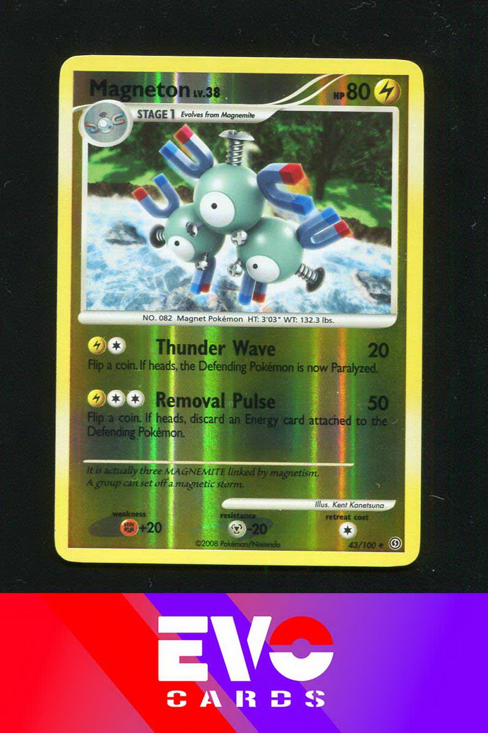 Magneton 43/100 - Stormfront - Reverse Holo - Excellent