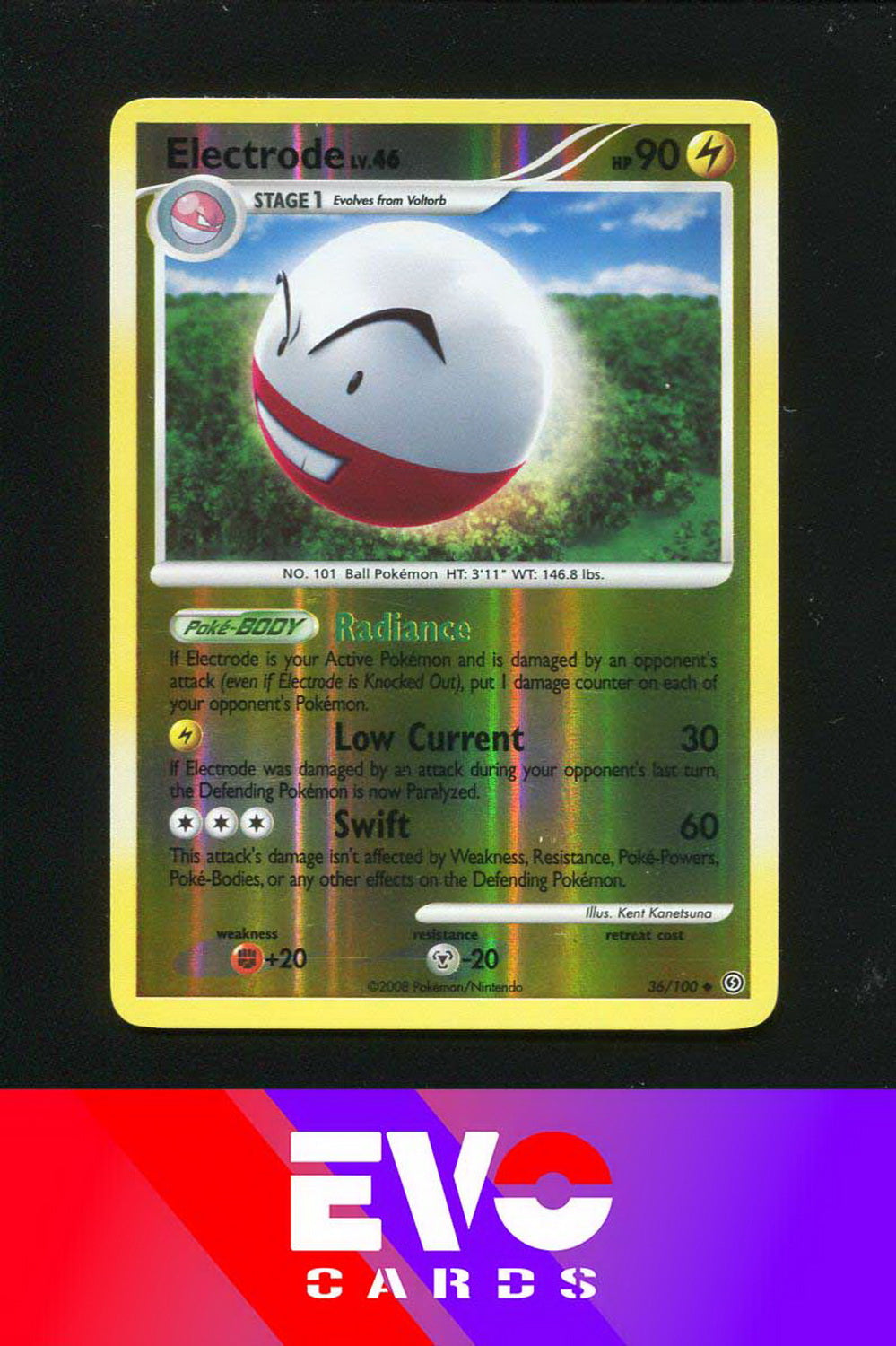 Electrode 36/100 - Stormfront - Reverse Holo - Excellent