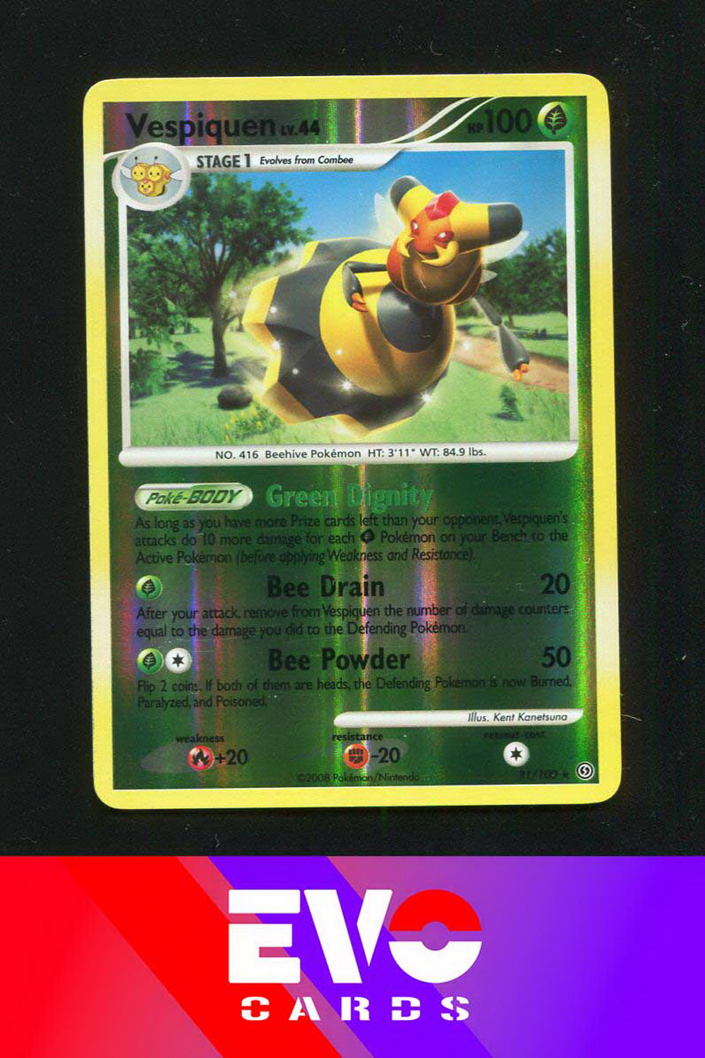 Vespiquen 31/100 - Stormfront - Reverse Holo - Excellent