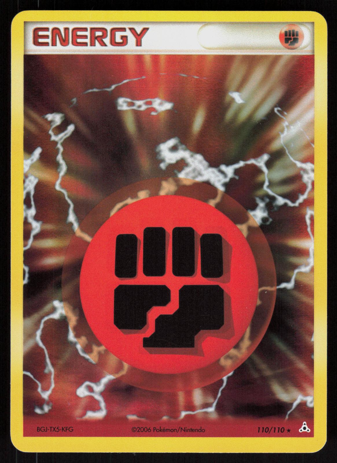 Pokemon Fighting Energy 110/110 Holon Phantoms Holo Rare Near Mint