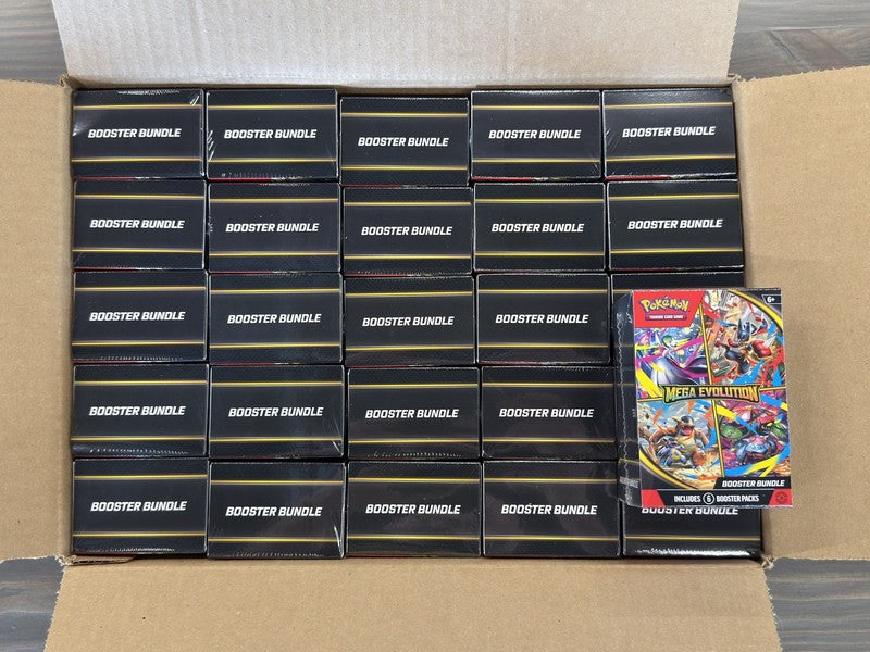 Pokemon - Mega Evolutions ME01 - Booster Bundle CASE (25ct) - 0% VAT G Pokemon - Mega Evolutions ME01 - Booster Bundle CASE (25ct) - 0% VAT G