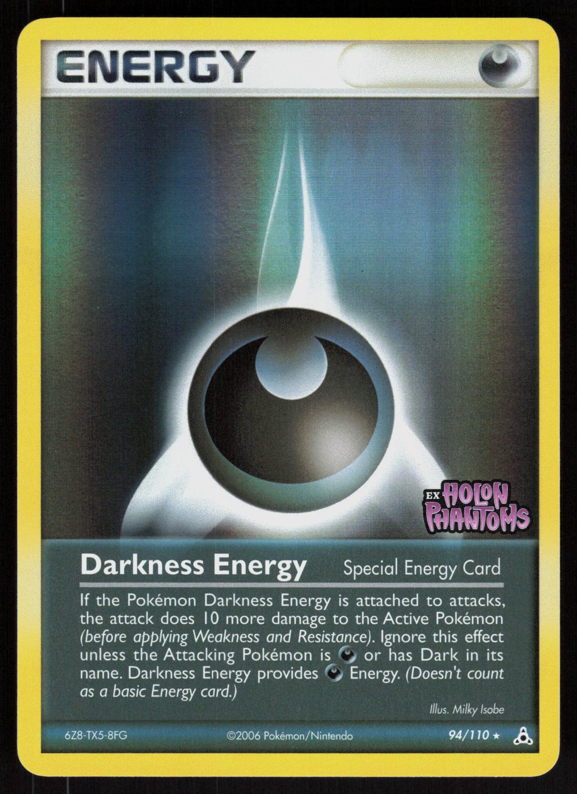 Pokemon Darkness Energy 94/110 Holon Phantoms Rare Reverse Holo Near Mint
