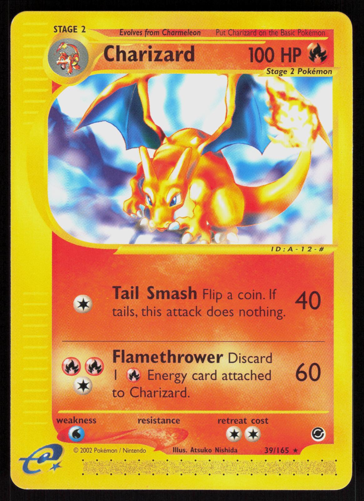 Pokemon Charizard 39/165 Expedition Base Set Rare Lightly Played