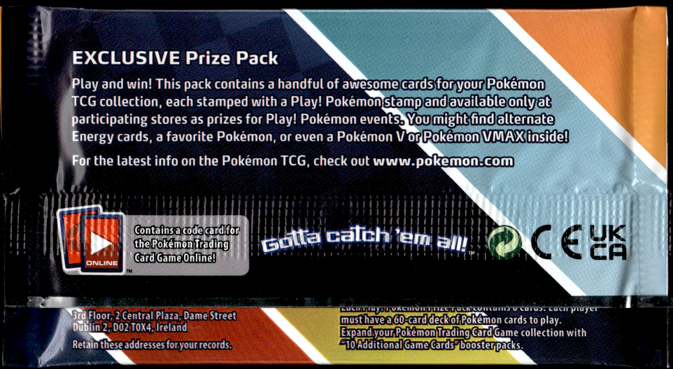 Pokemon - Prize Pack Series 1 - Sealed Booster Pack - 0% VAT