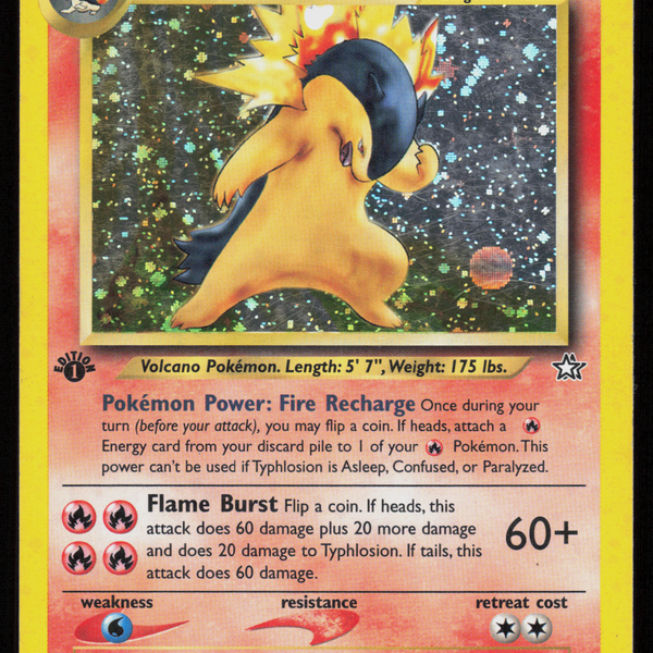 Pokemon Typhlosion 17/111 Neo Genesis Holo Rare 1st Edition