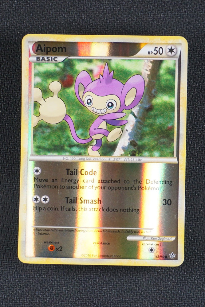 Aipom 43/95 - HGSS Unleashed - Reverse Holo
