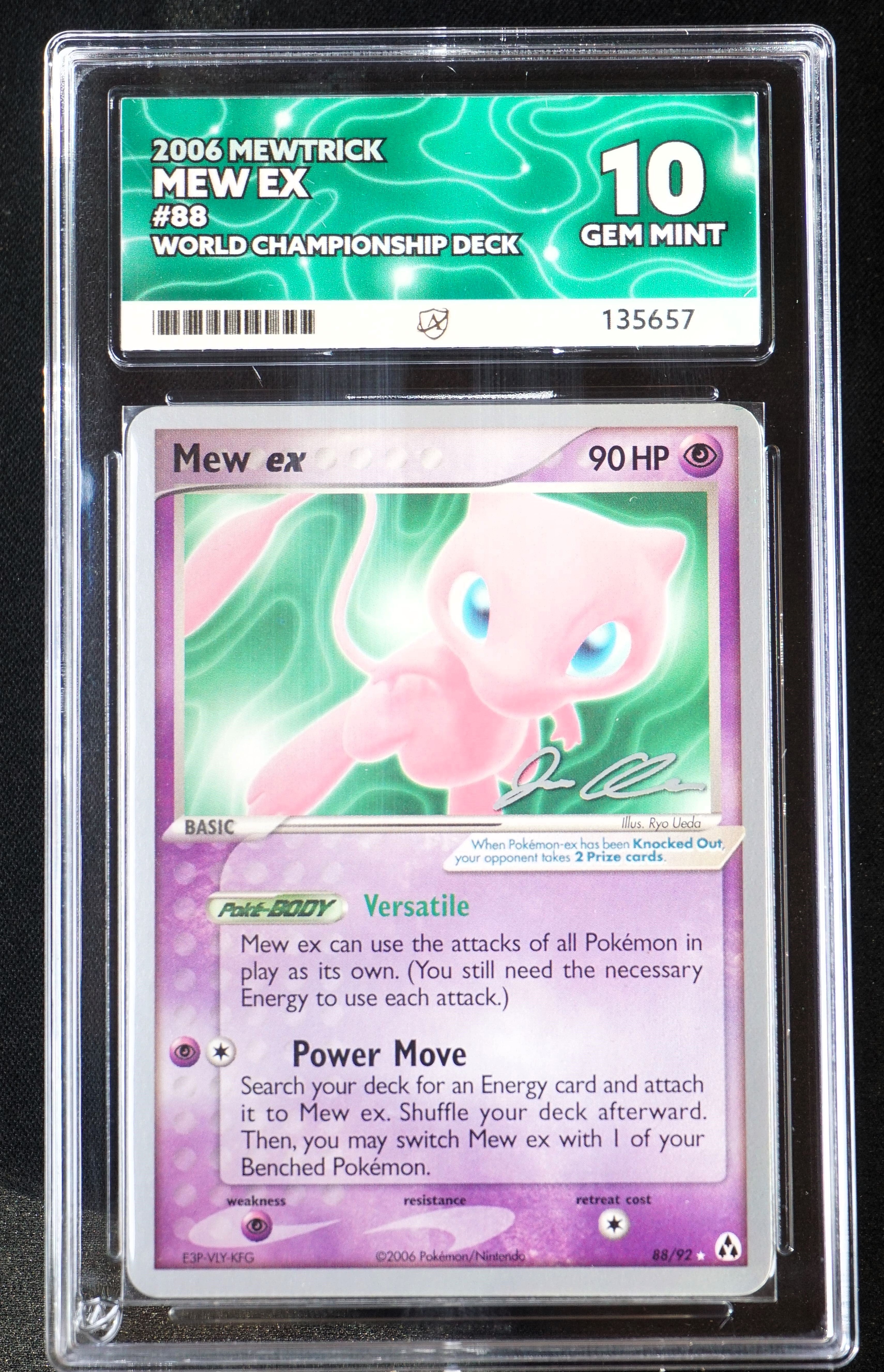 ACE 10 Mew EX 88/92 - EX Legend Maker - World Championship Deck