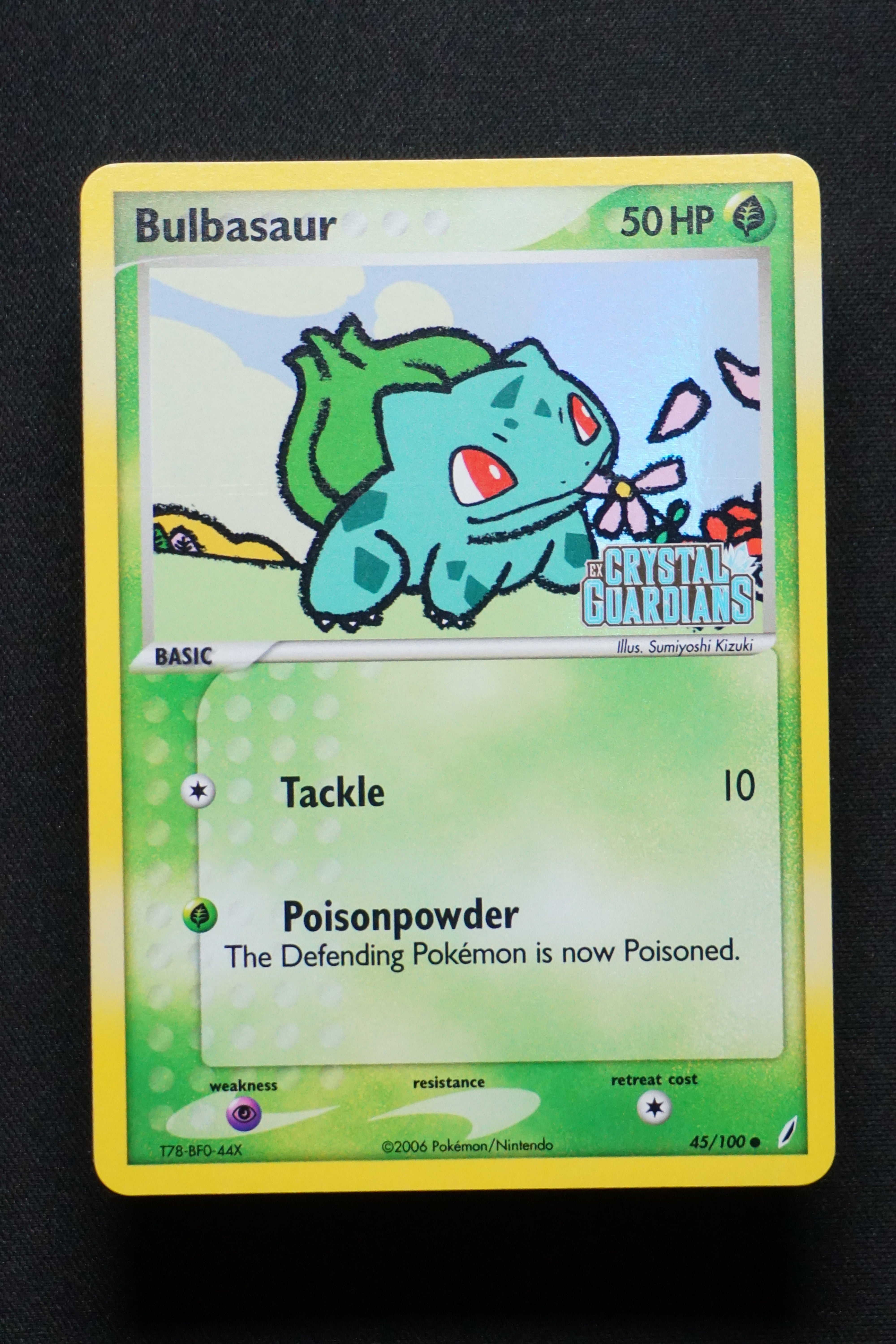 Bulbasaur 45/100 - ex Crystal Guardians - Reverse Holo - Near Mint