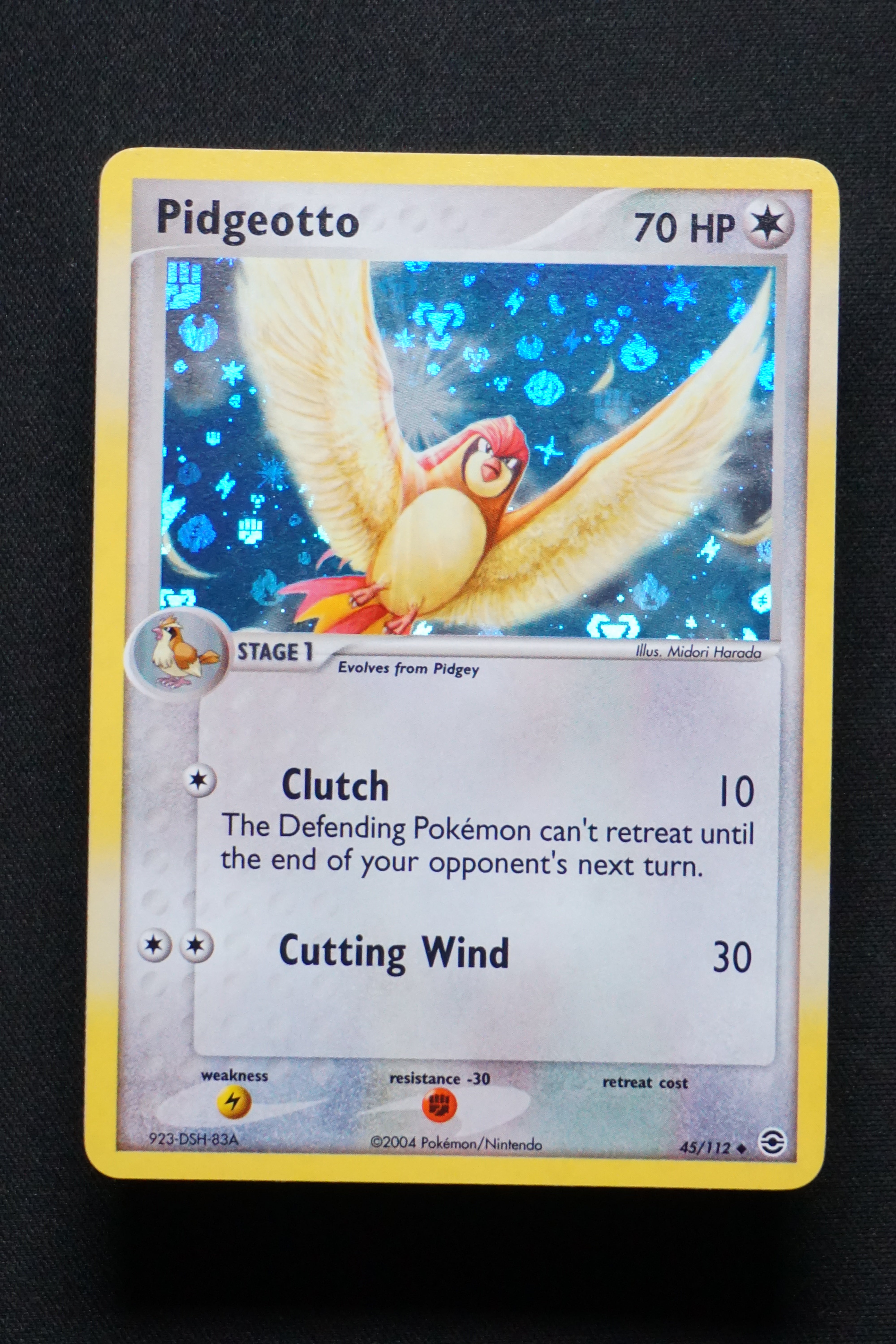 Pidgeotto 45/112 - ex Fire Red & Leaf Green - Holo - Near Mint
