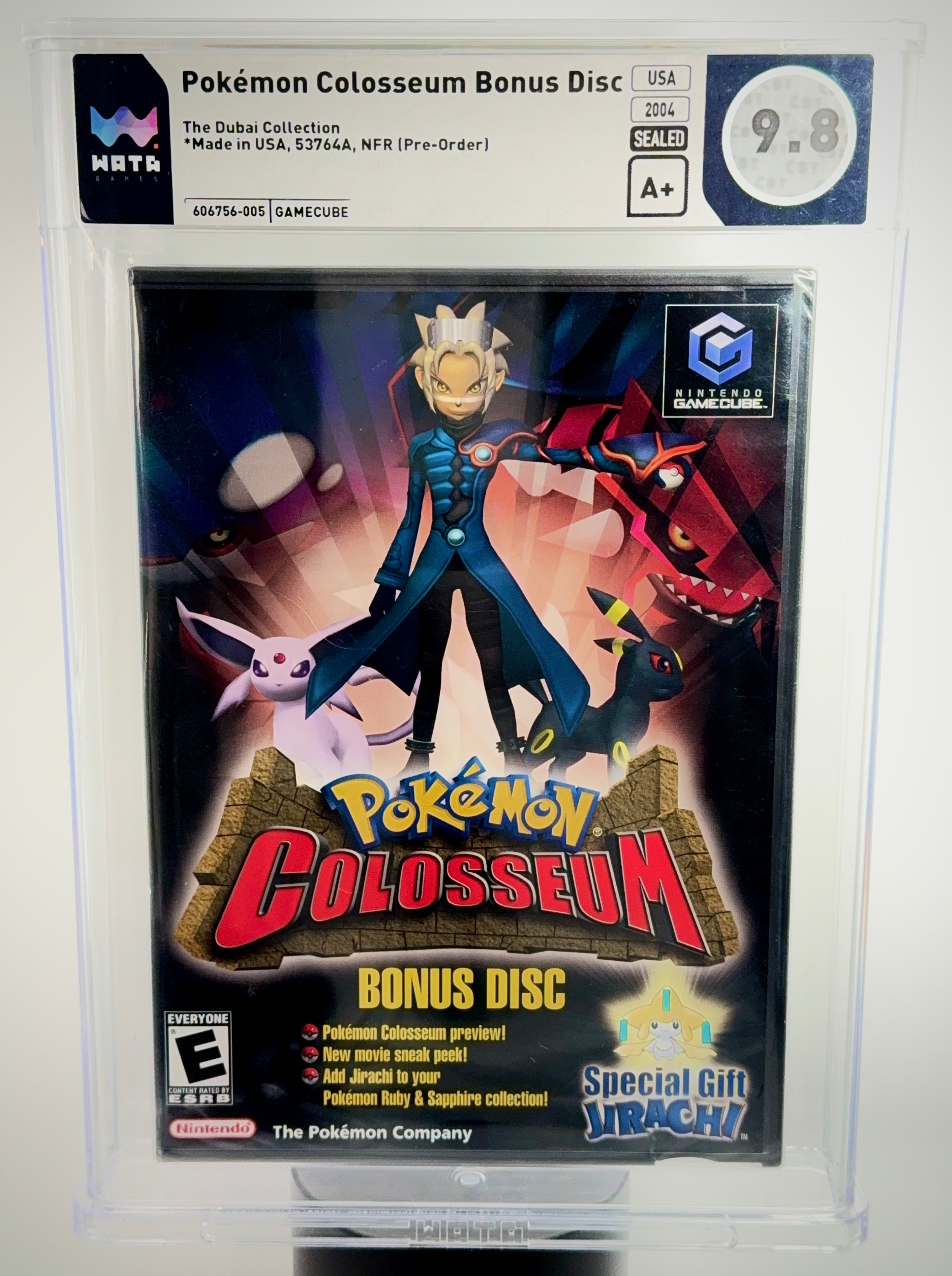 Pokemon - Colosseum Gamecube Bonus Disc - WATA 9.8 A+