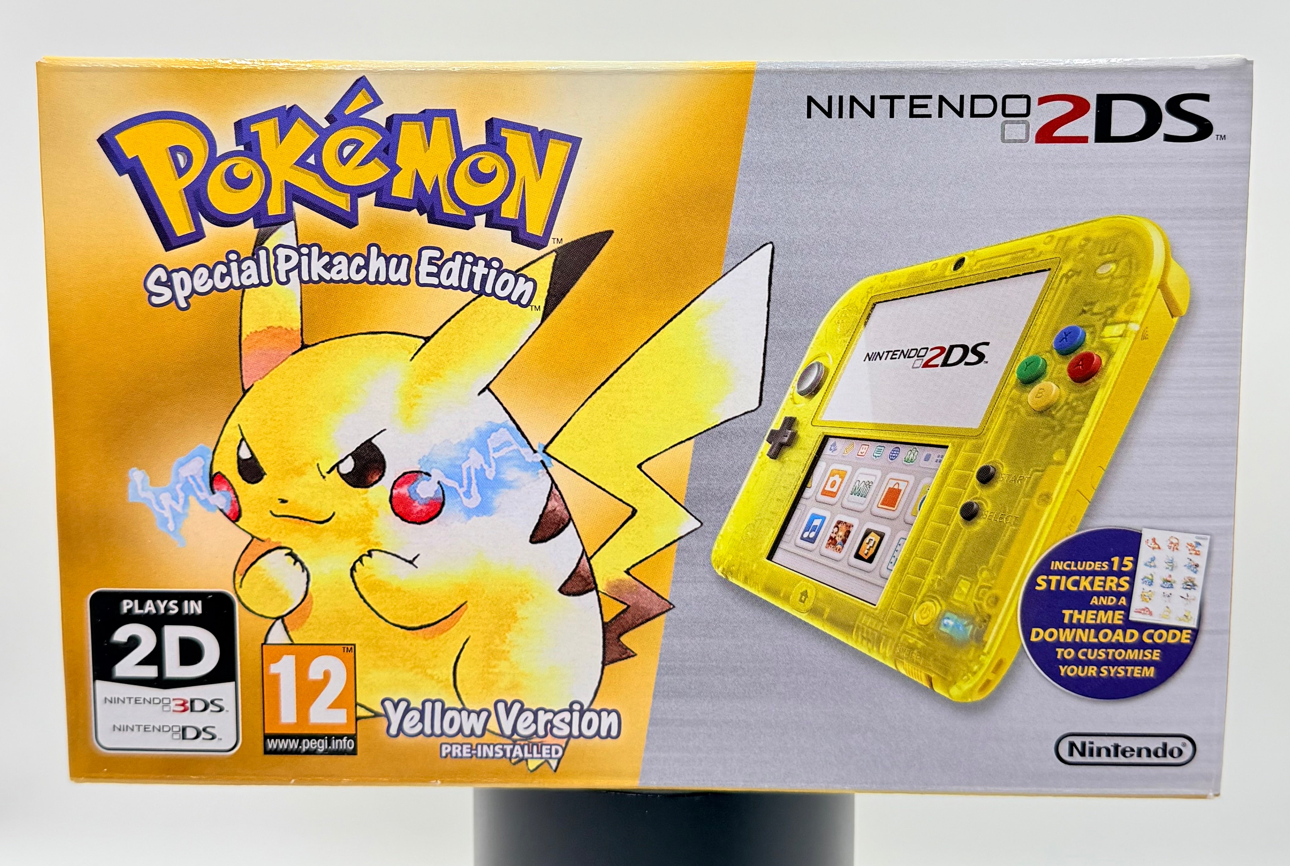 Pokemon - Yellow Pikachu Edition Nintendo 2DS - CIB New