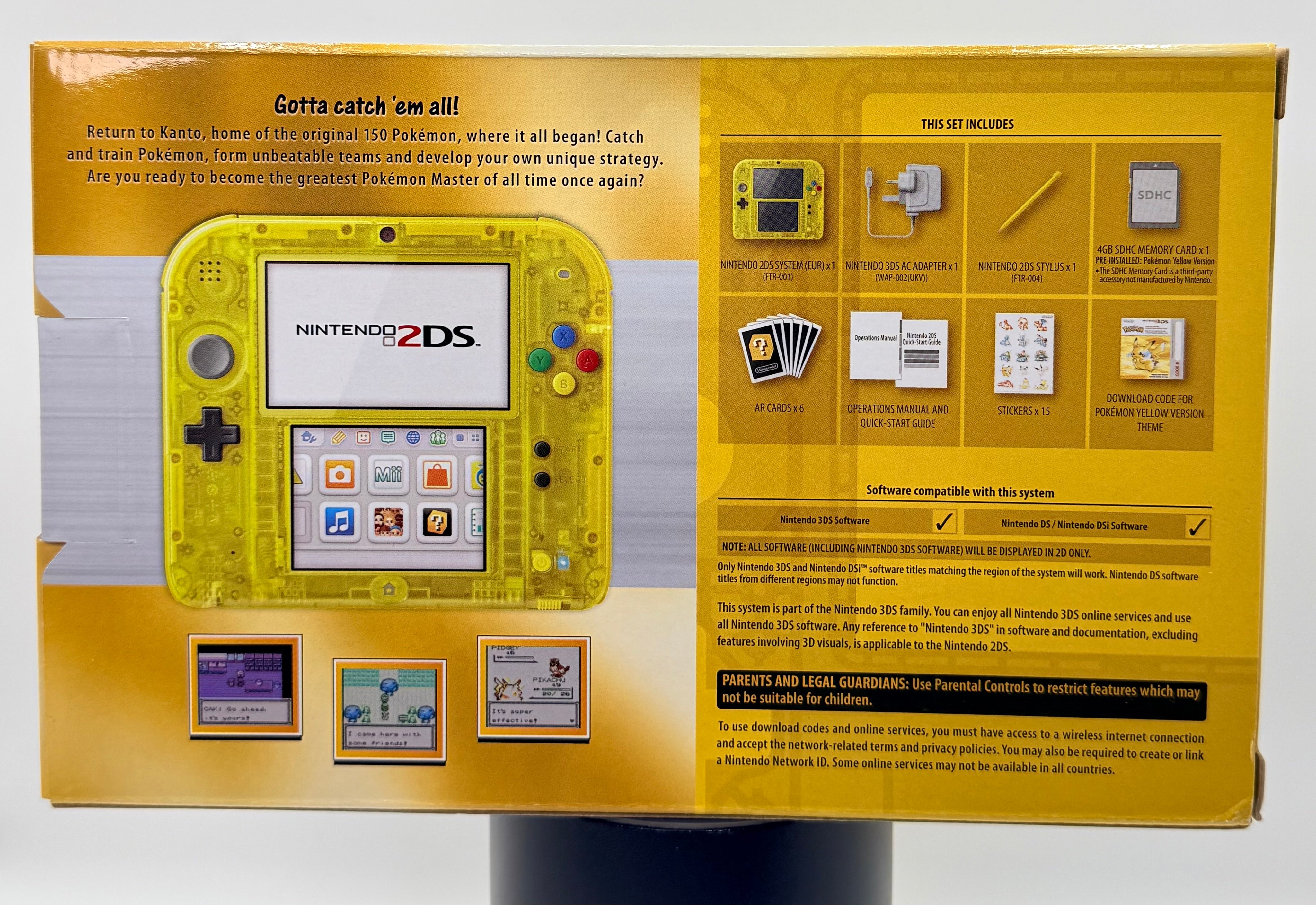 Pokemon - Yellow Pikachu Edition Nintendo 2DS - CIB New
