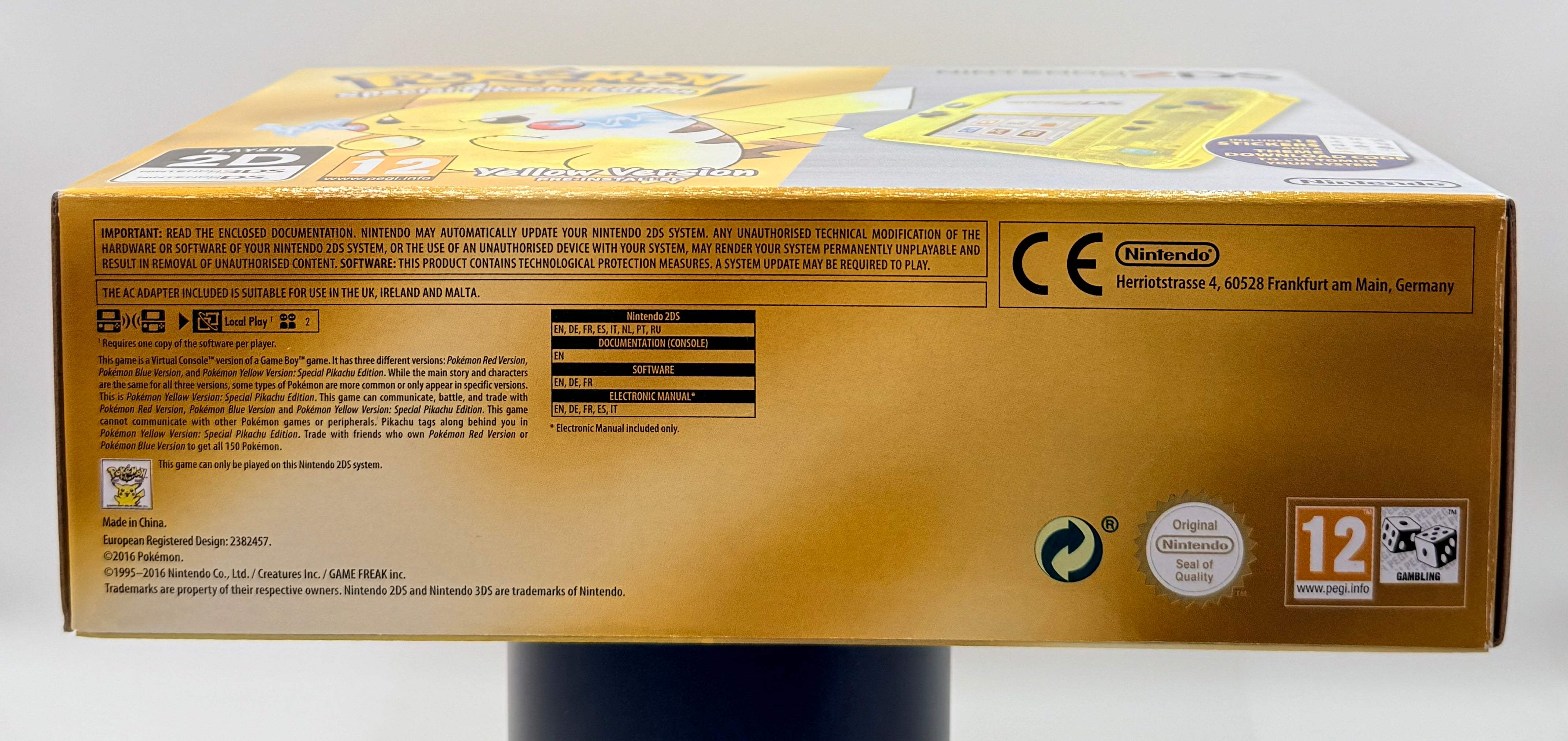 Pokemon - Yellow Pikachu Edition Nintendo 2DS - CIB New