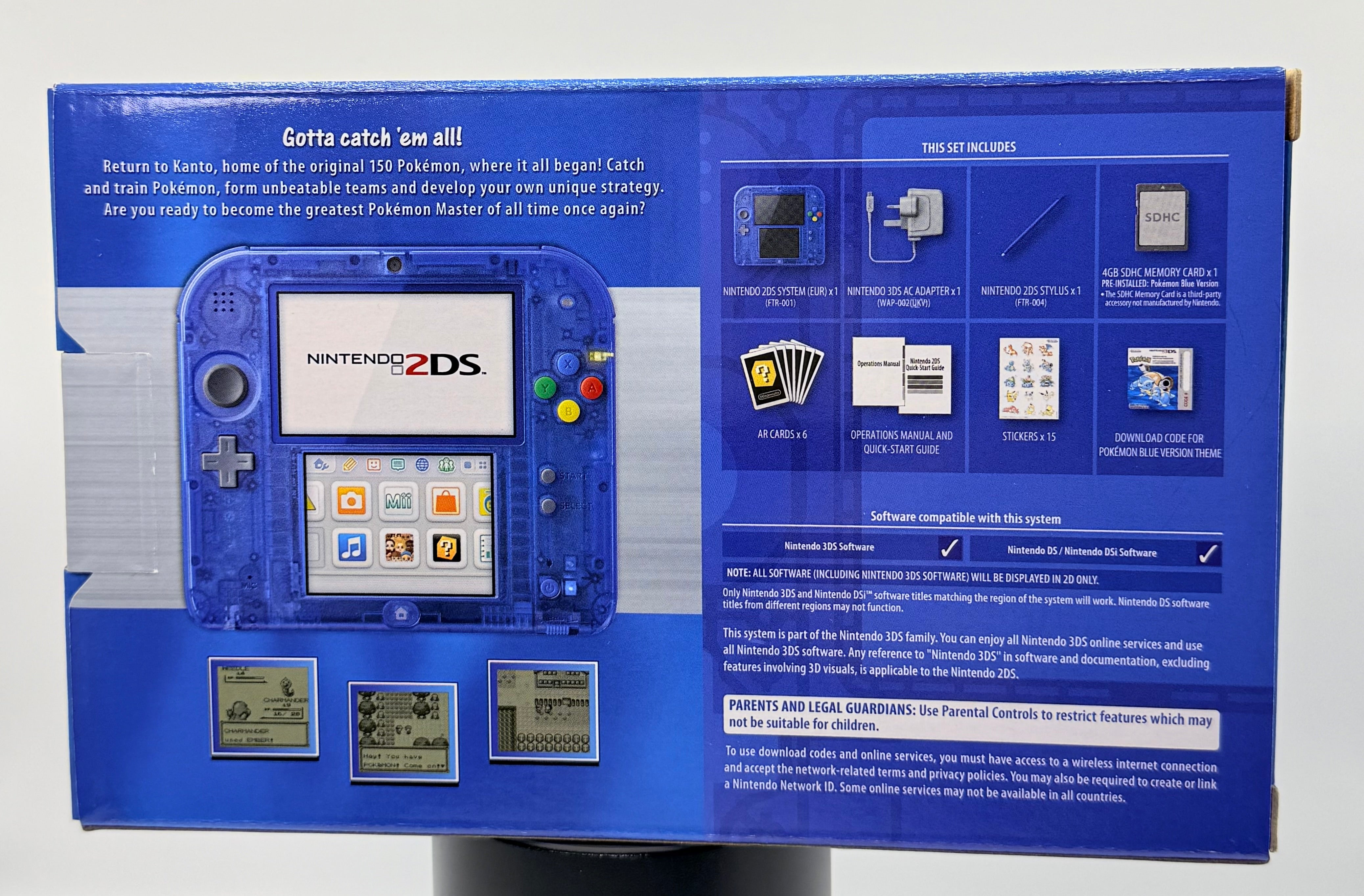 Pokemon - Blue Edition Nintendo 2DS - CIB New