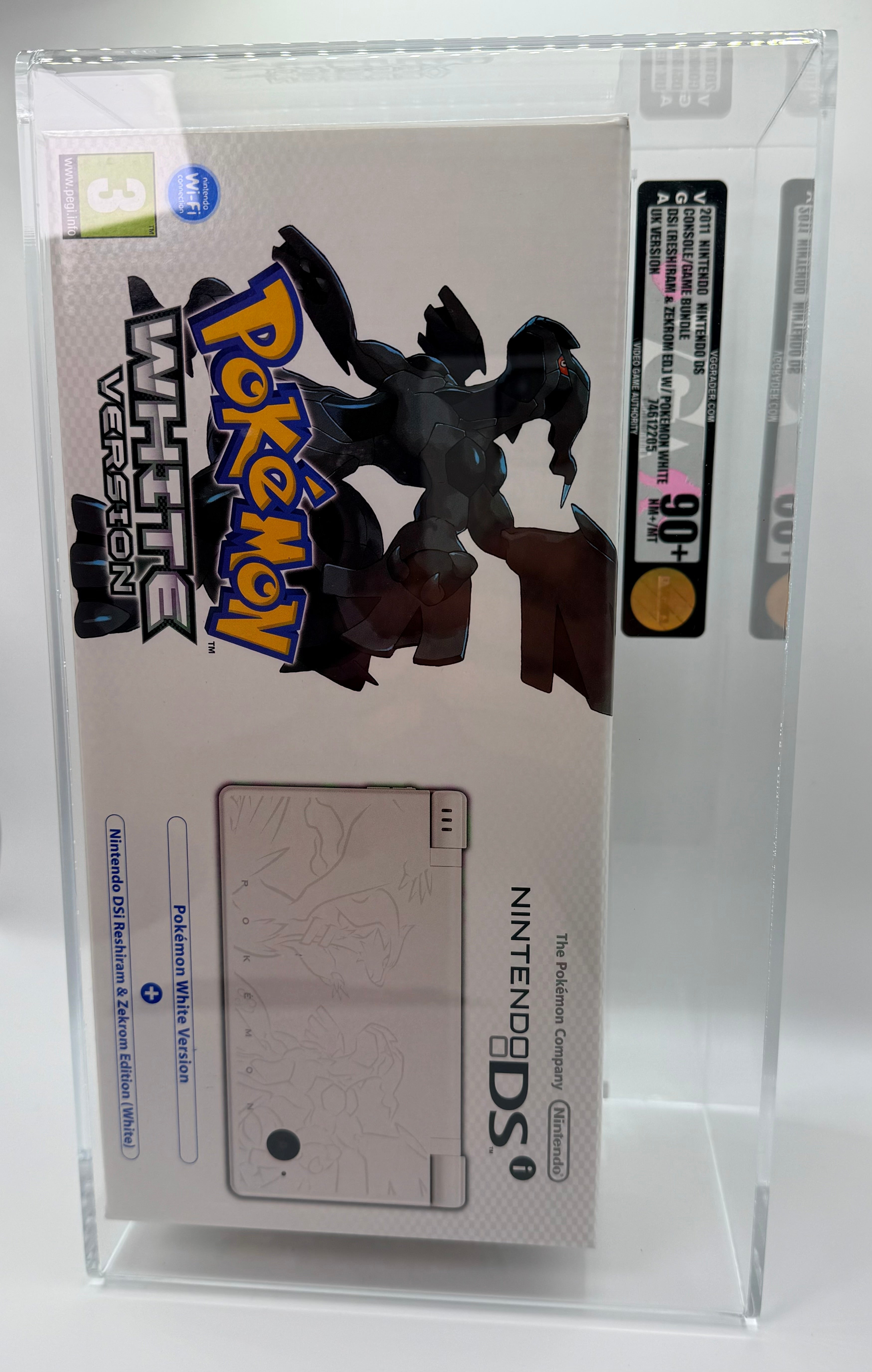 Pokemon - White Zekrom Reshiram Edition Nintendo DS - VGA 90+
