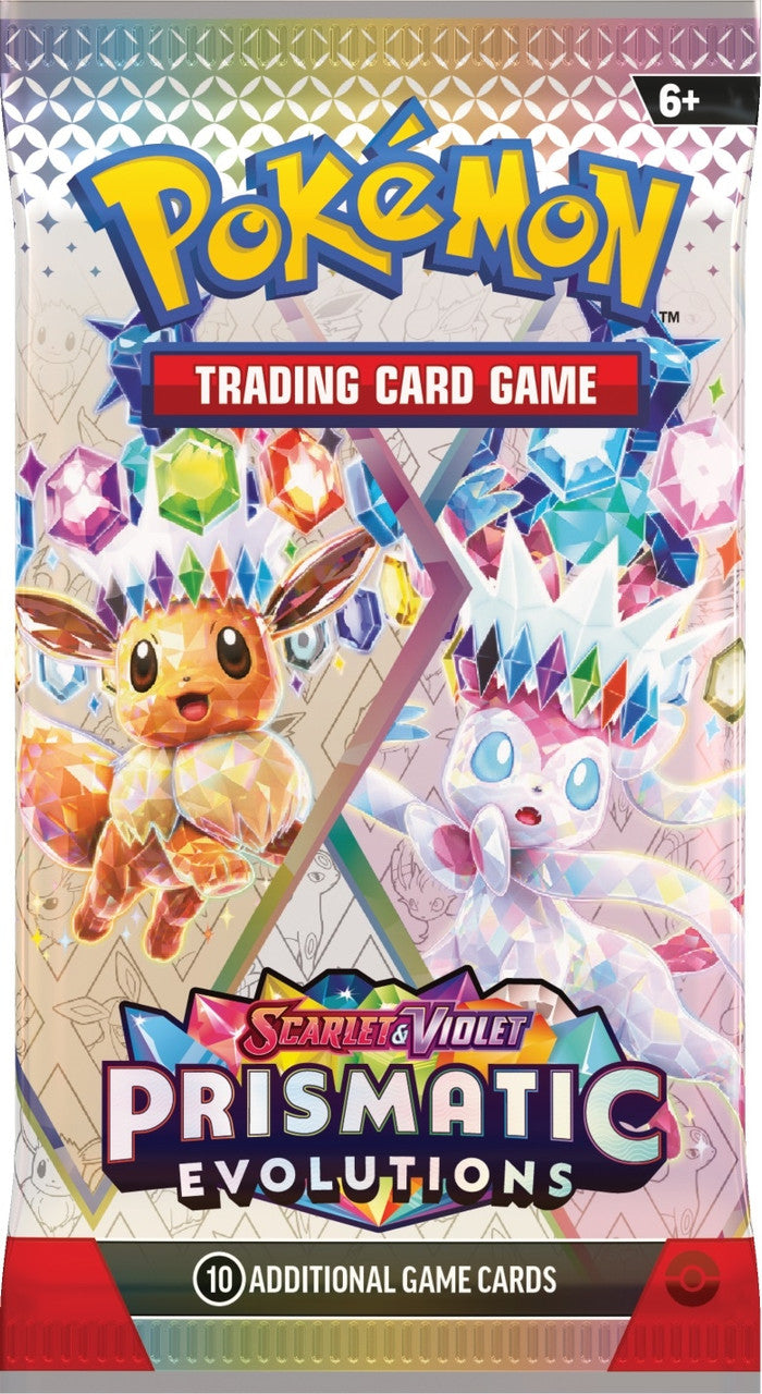 Pokemon - Scarlet & Violet Prismatic Evolutions - Single Booster Pack - 0% VAT