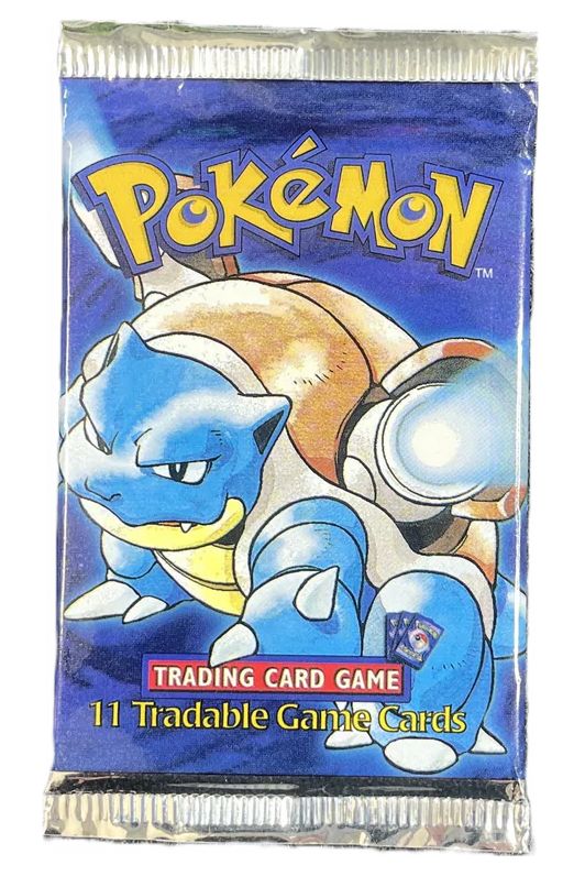 Pokemon - Base Set Shadowless - Single Short Crimp Booster Pack