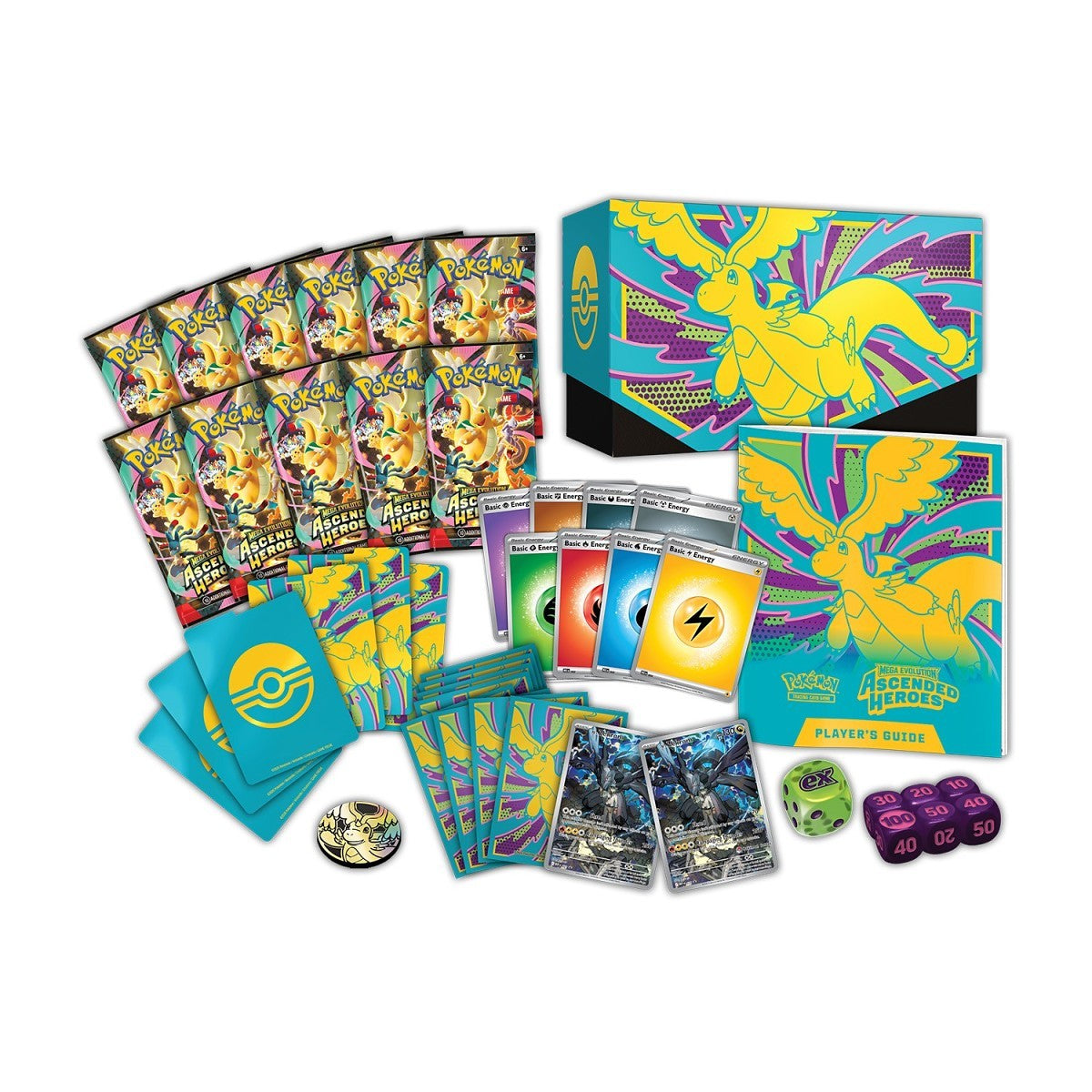 Pokemon - Mega Evolution Ascended Heroes - Pokemon Center Elite Trainer Box - 0% VAT