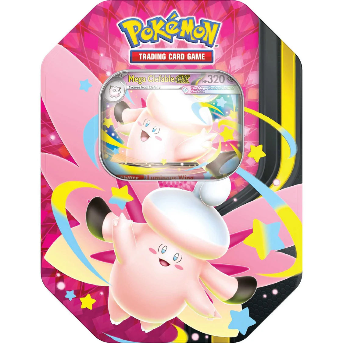 Pokemon - Mega Moonlit Tin - PAIR - Clefable And Gengar ex - 20% VAT