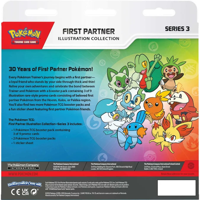 Pokemon - First Partner Illustration Box - Series 3 - 20% VAT - PREORDER
