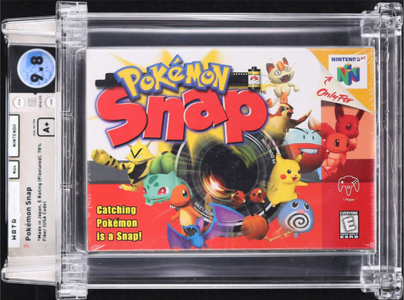 Pokemon - Snap 1999 Nintendo 64 - WATA 9.8 A+ - Second Higest Grade In The World