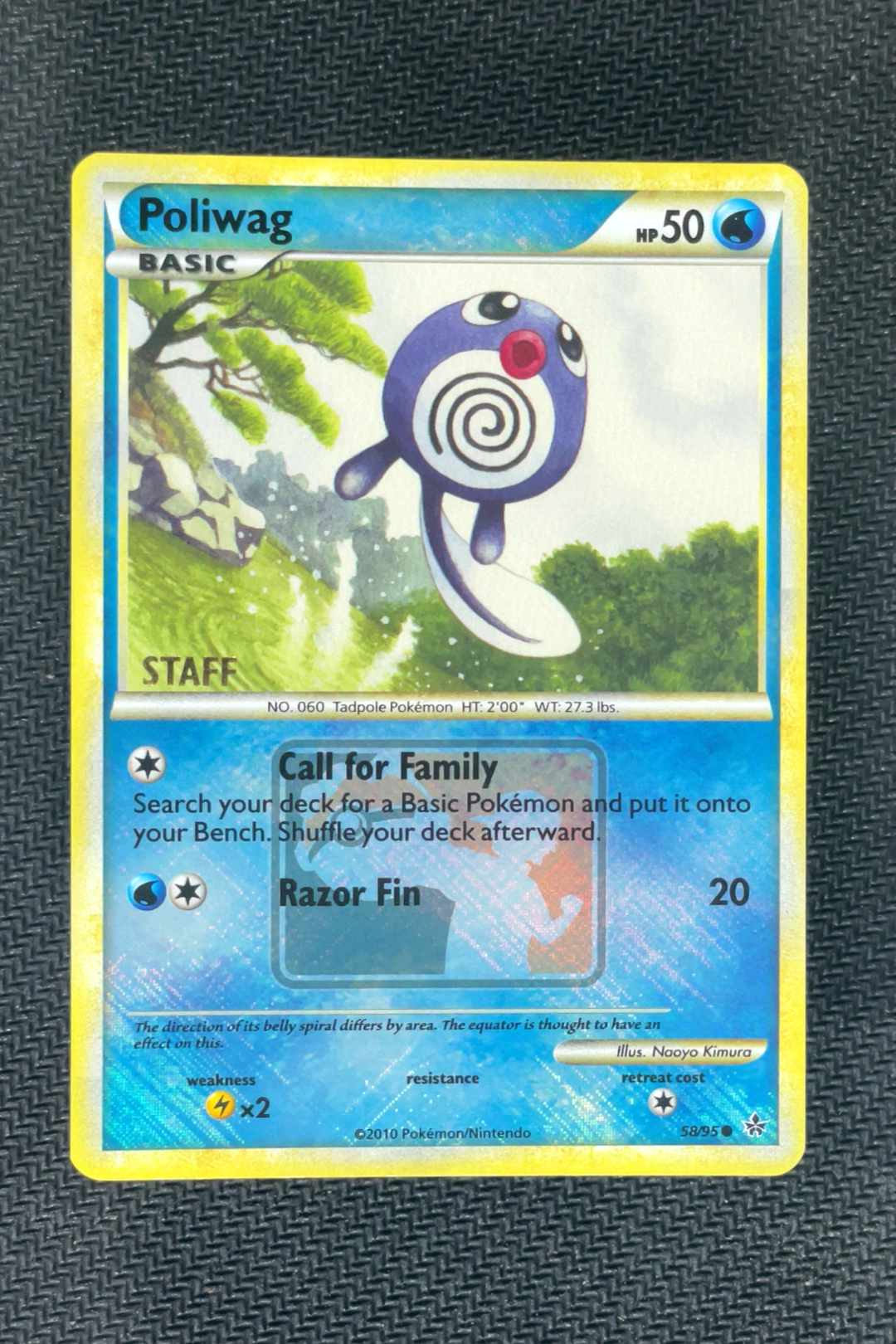 Poliwag 58/95 - Staff City Championships - Unleashed
