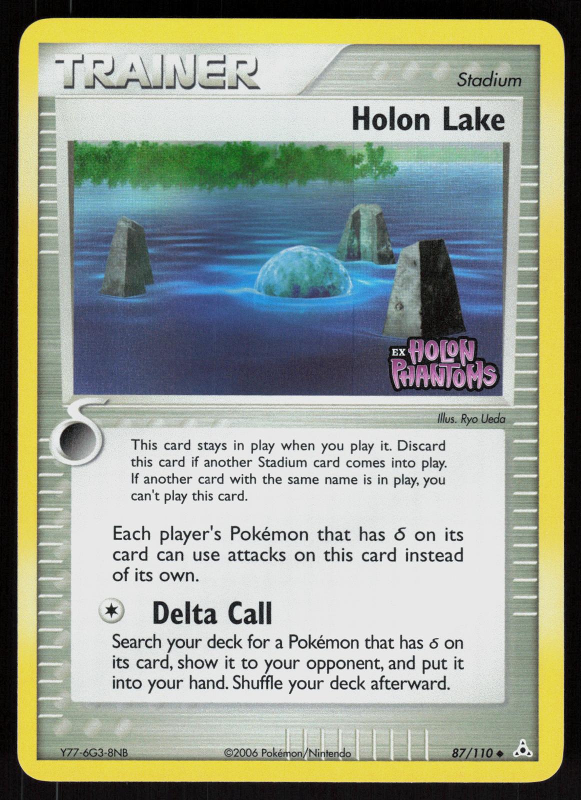 Pokemon Holon Lake 87/110 Holon Phantoms Uncommon Reverse Holo Near Mint