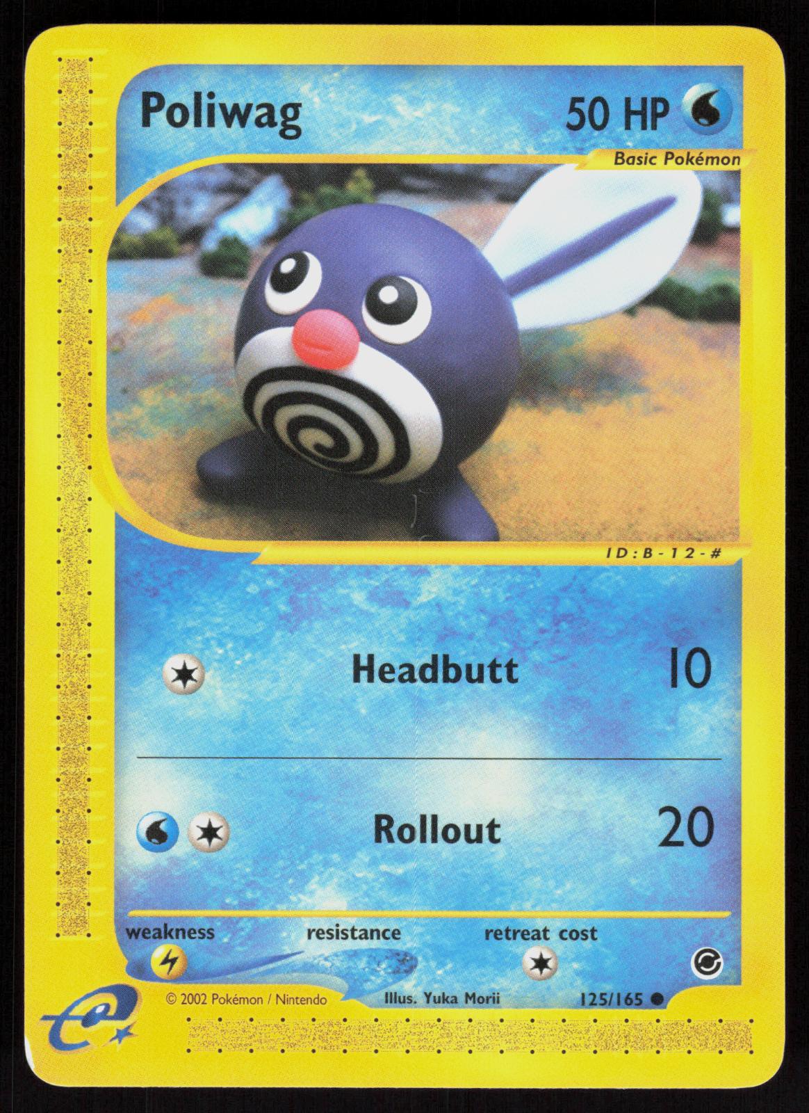 Pokemon Poliwag 125/165 Expedition Base Set Common Near Mint