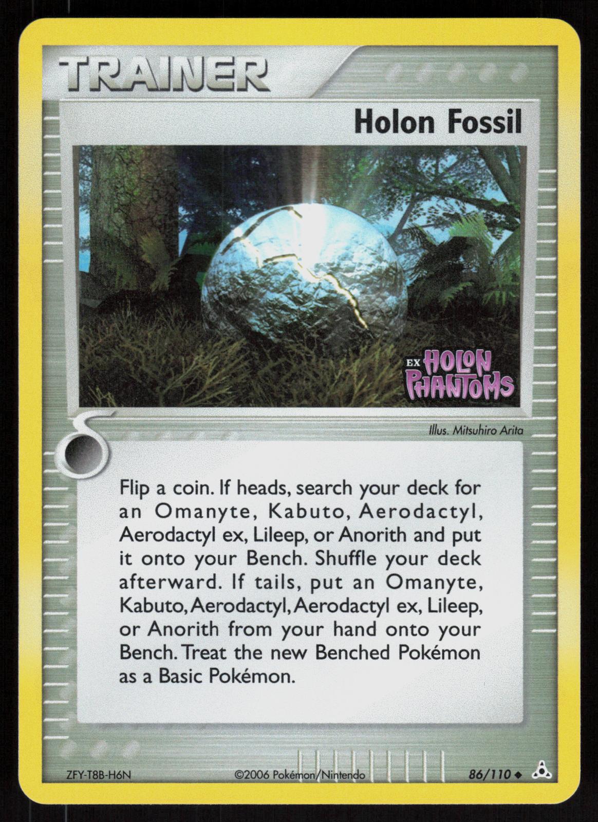 Pokemon Holon Fossil 86/110 Holon Phantoms Uncommon Reverse Holo Near Mint