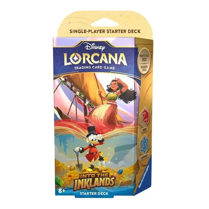 Disney Lorcana TCG - Into the Inklands - Starter Deck - Moana & Scrooge McDuck