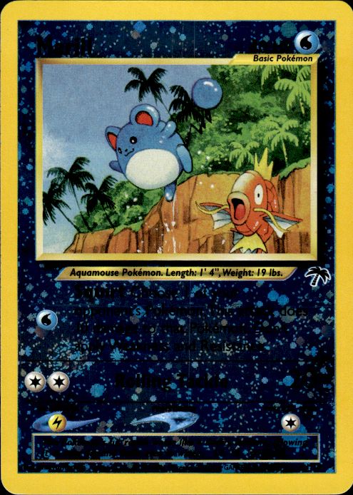Pokemon Marill 11/18 Southern Islands Near Mint