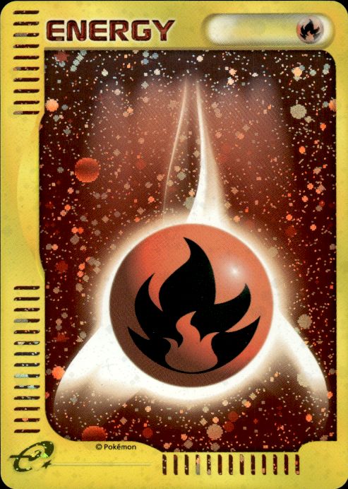 Pokemon Fire Energy Mcdonald's E Pack Holo Promo Japanese Near Mint