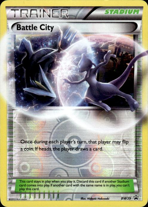 Pokemon Battle City BW39 BW Black Star Promos Promo Holo Lightly Played
