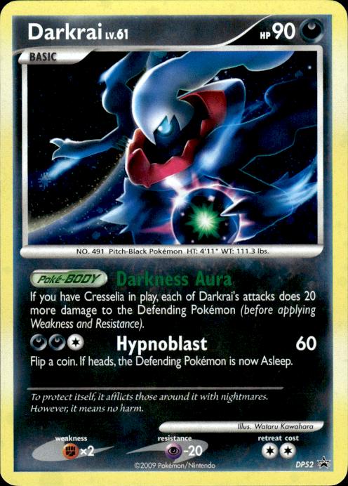 Pokemon Darkrai DP52 DP Black Star Promos Promo Lightly Played