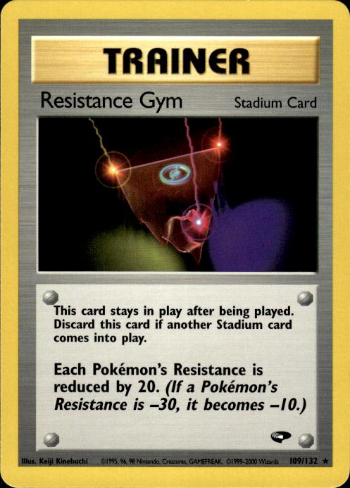 Pokemon Resistance Gym 109/132 Gym Challenge Rare Near Mint