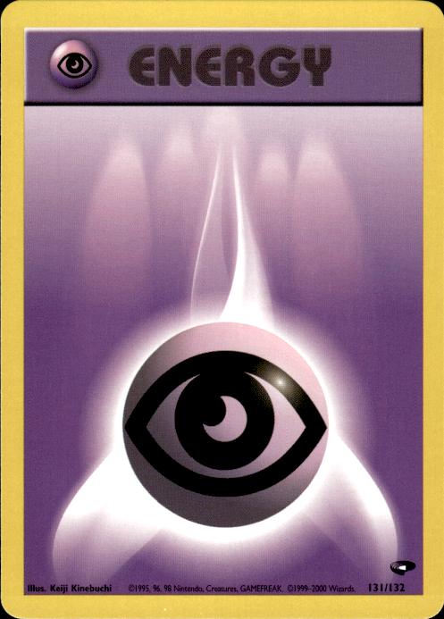 Pokemon Psychic Energy 131/132 Gym Heroes Near Mint