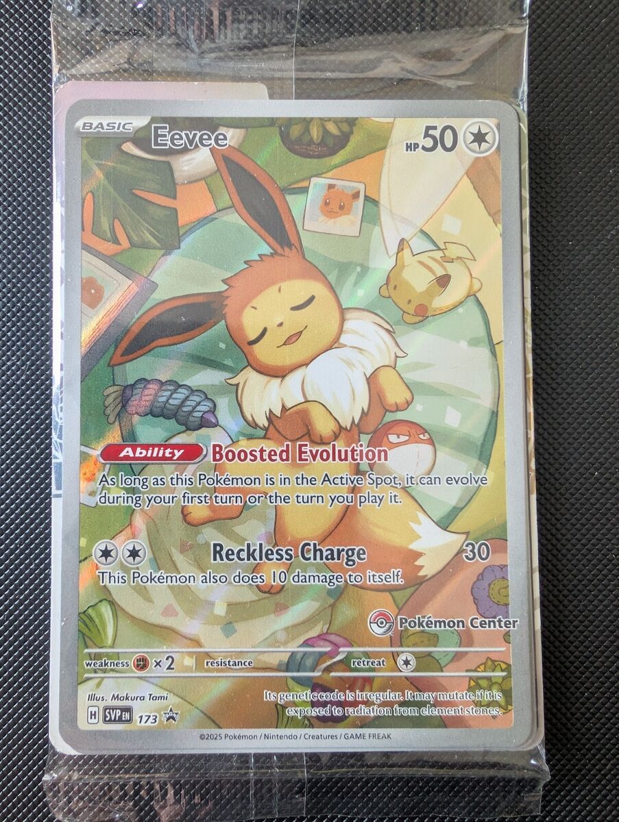 Eevee SVP173 Pokemon Center - Prismatic Evolutions - SV Promo Sealed