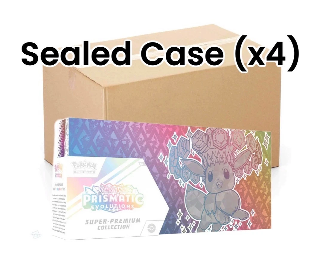 Pokémon TCG - Prismatic Evolutions - SPC Super Premium Collection CASE - 0% VAT GVMS