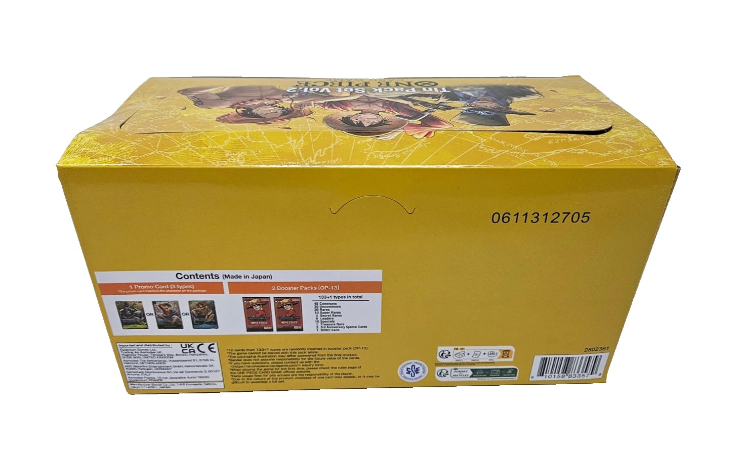 One Piece TCG - Tin Pack Set Vol 2 - TS-02 Assorted (12 Tin Case) - 20% VAT