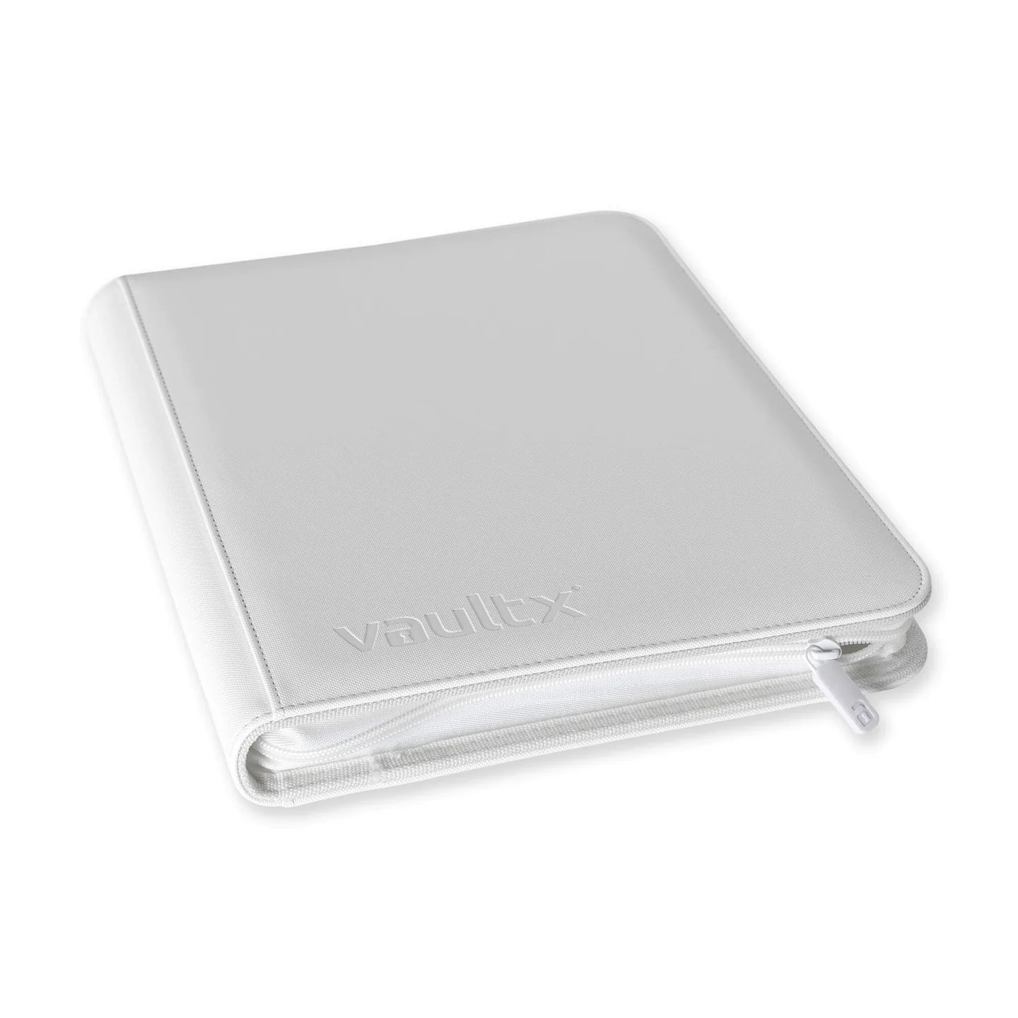 Vault X - 9 Pocket Exo-Tec Zip Binder - White - 20% VAT