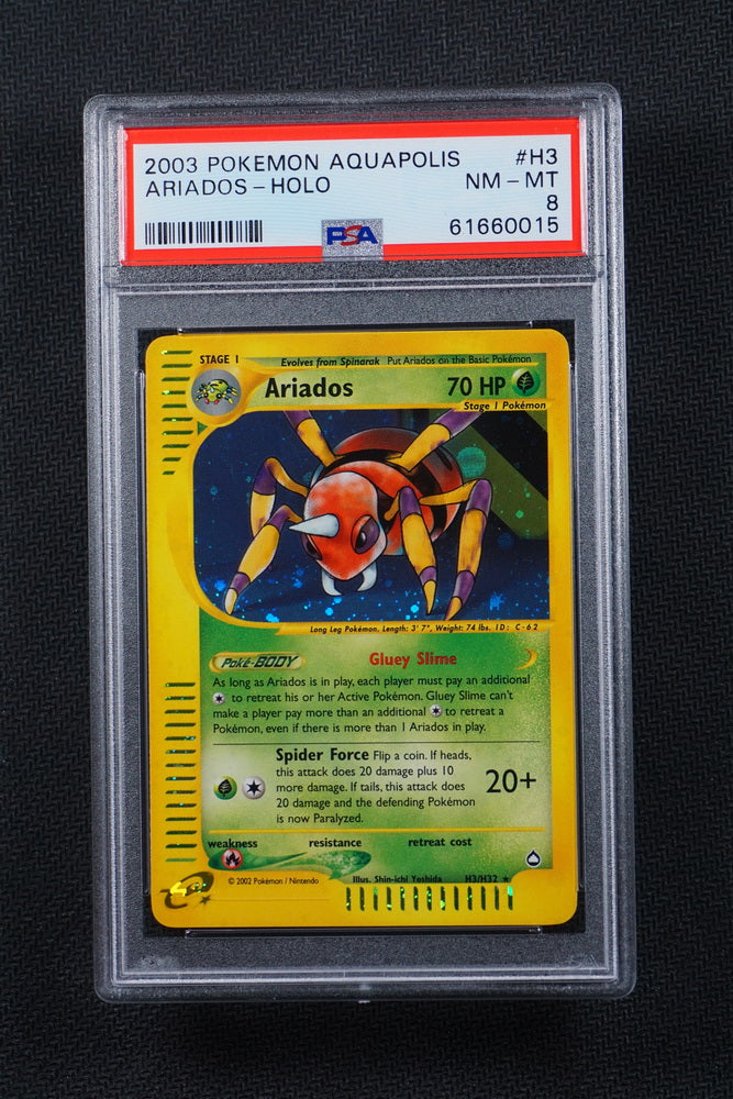 PSA 8 - Ariados H3/H32 - Aquapolis - Holo