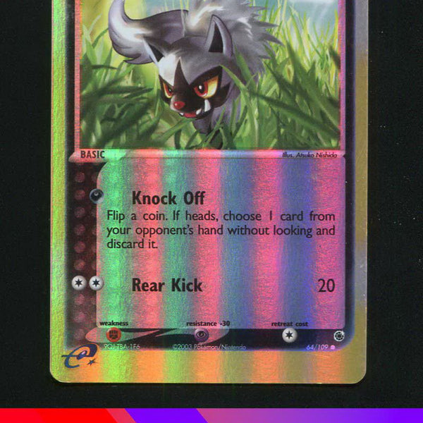 Poochyena 64/109 - ex Ruby & Sapphire - Reverse holo