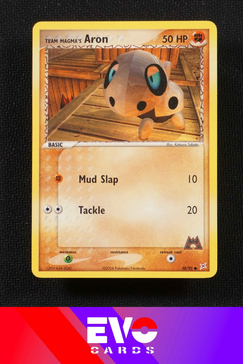Aron 58/95 - ex Team Magma vs Team Aqua - Near Mint Aron 58/95 - ex Team Magma vs Team Aqua - Near Mint