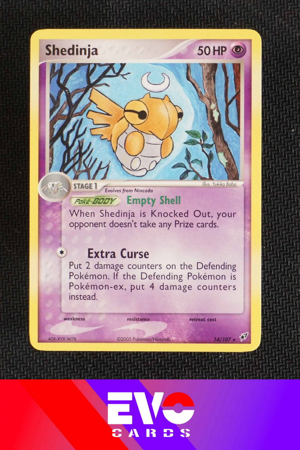 Shedninja 14/107 ex Deoxys - Near Mint