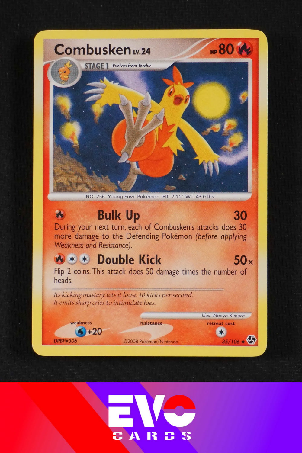 combusken pokemon card 27/109 - ex Ruby & Sapphire If heads Combusken 35/106 - Great Encounters