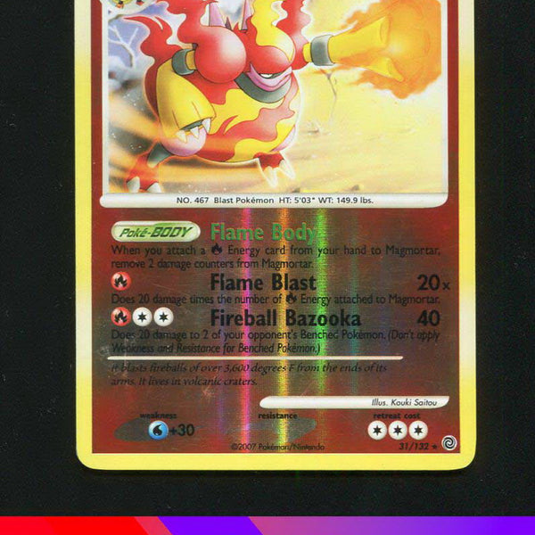 Magmortar 31/132 - Secret Wonders - Reverse Holo - Very Good Magmortar 31/132 - Secret Wonders - Reverse Holo - Very Good